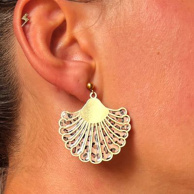 Boucles d'oreilles Rosalie by Aurélie- Boucles d'oreilles - Studio Sōzō