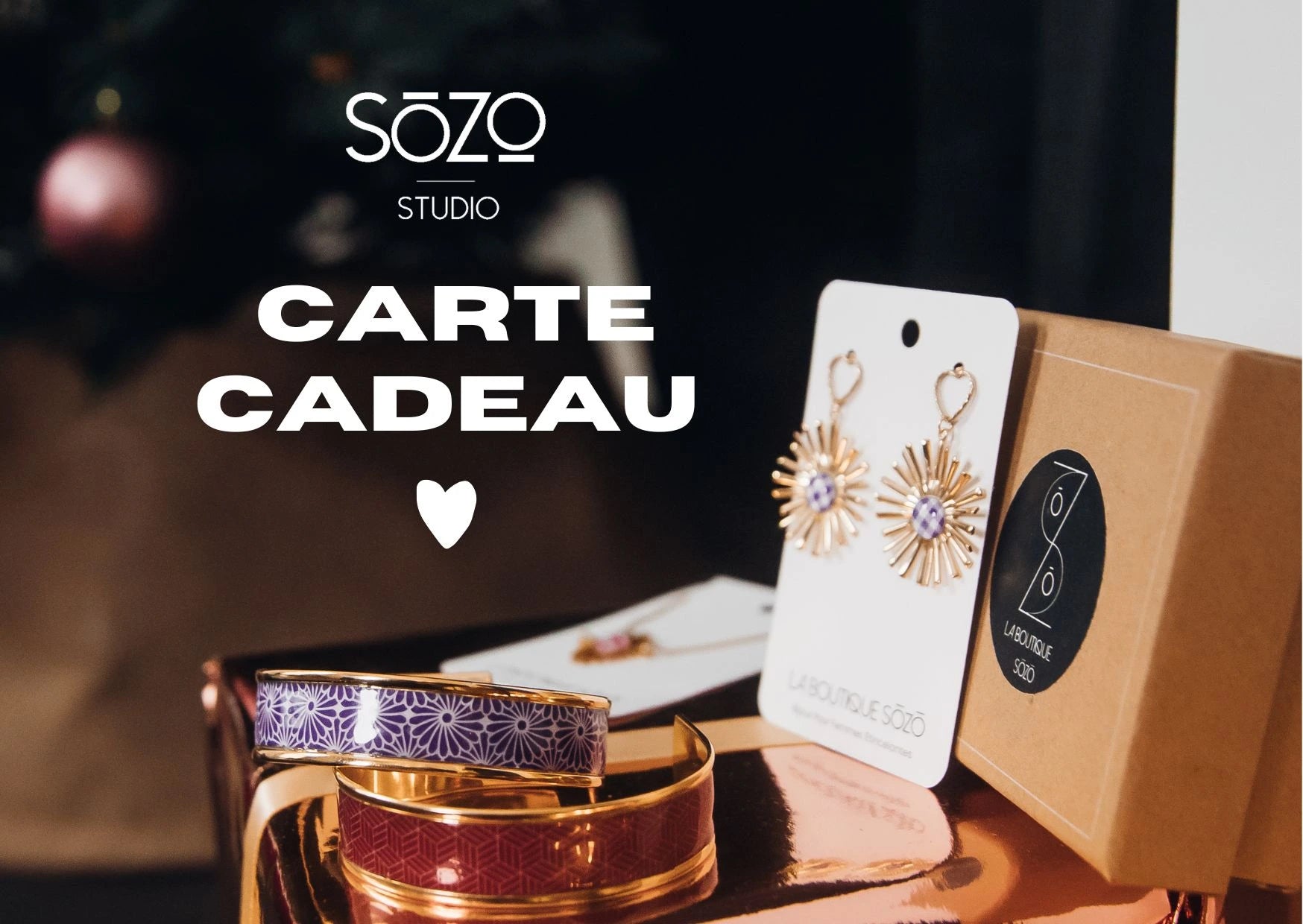Carte cadeau Studio Sozo à offrir