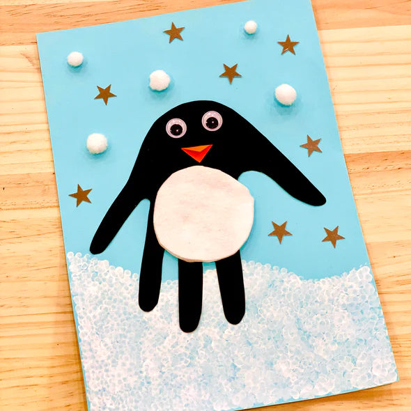 Mar 10/02 - Pingouin en forme de main (10h-11h) - 4/6 ans